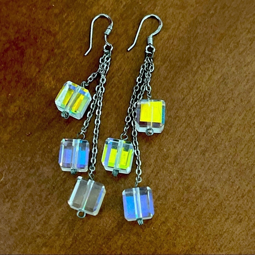 LONG Swarovski Earrings